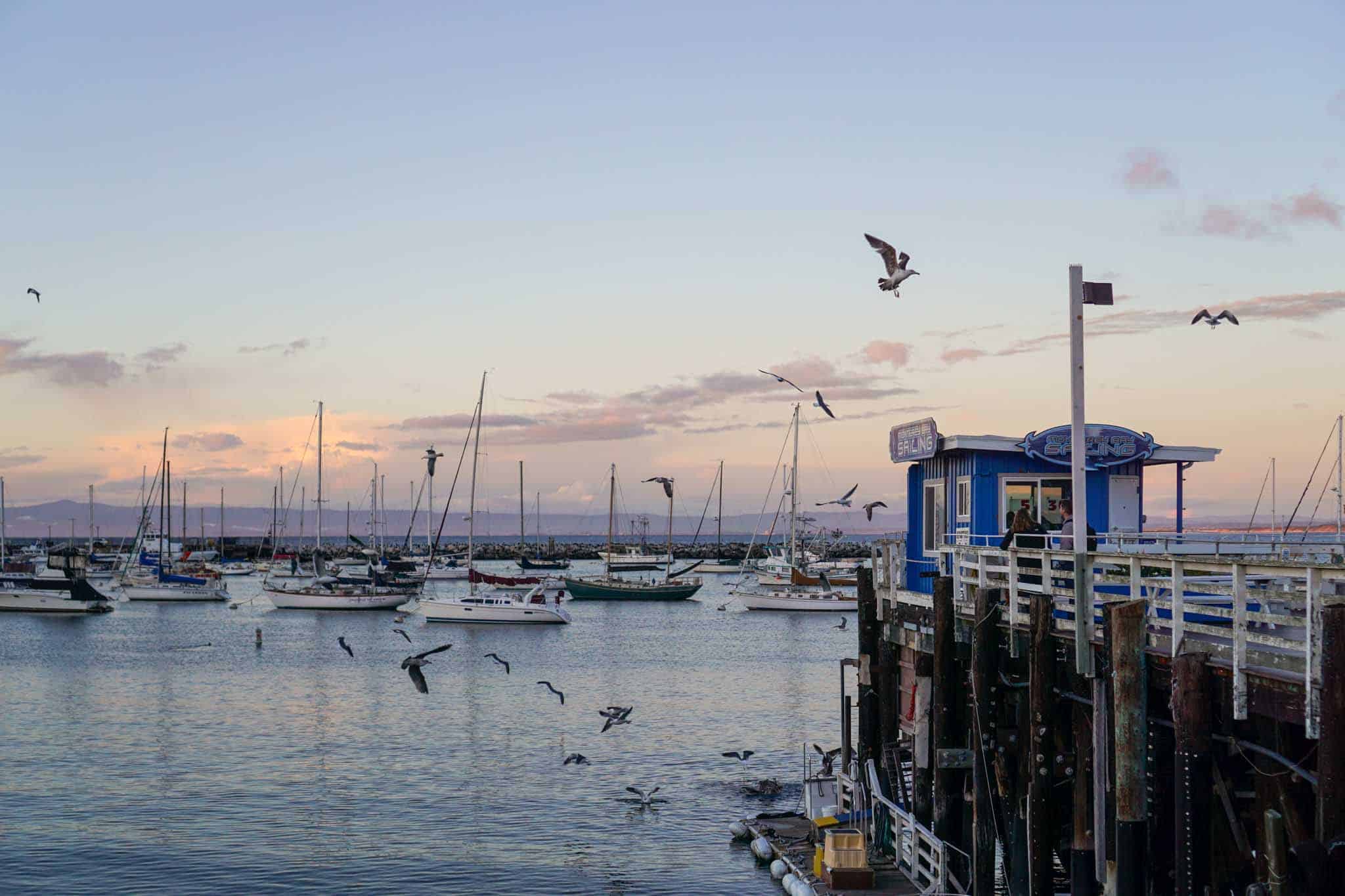 Monterey at sunset