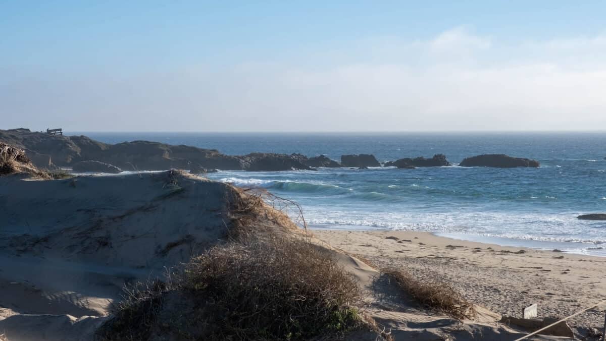 Places to visit in the Bay Area - see the beaches at Pescadero