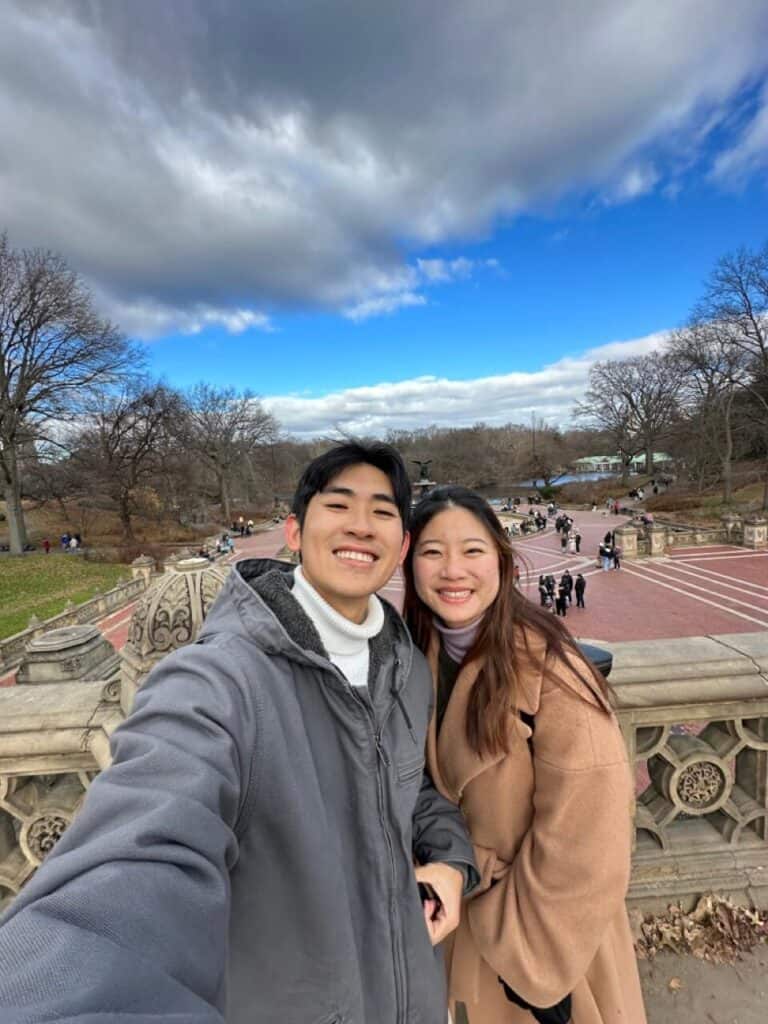 Selfie at Bethesda Terrace in Central Park