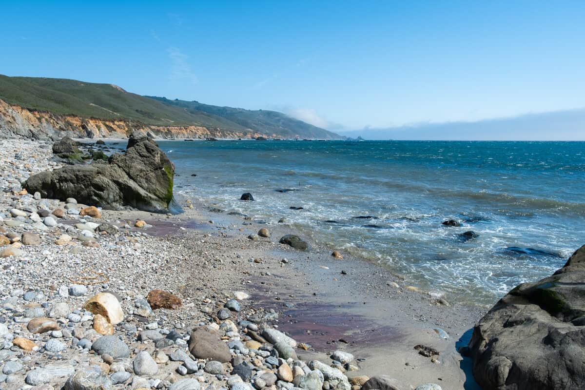 Andrew Molera Beach - purple sand!